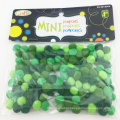 Craft Kits For Kids Green Nylon Mini Pompoms